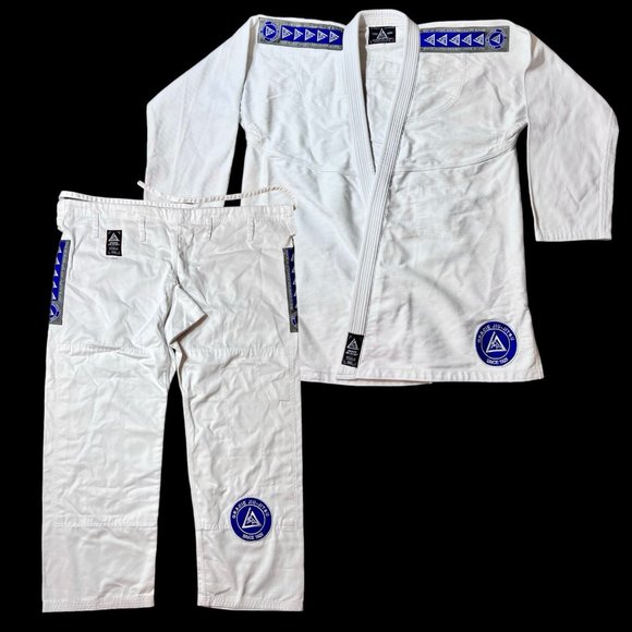 New Gracie Jiu Jitsu GI’s White (Pearl Weave) Competition Team Size A4 BJJ - Picture 1 of 12